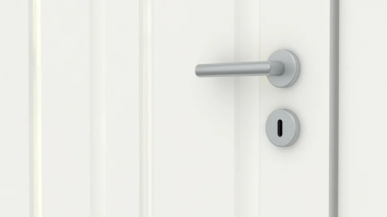 planeo Porte intérieure de style maison de campagne VELA Casa 4F AR laque blanche 9010 chant arrondi | laquée - 1985 x 610|735|860|985 mm