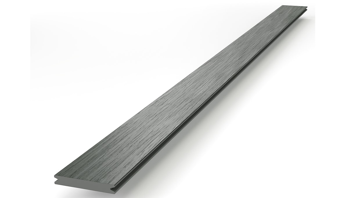 planeo TitanWood - Massivdiele 5m dunkel-grau antik gealtert/gebürstet