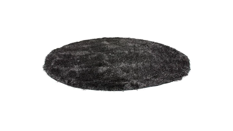 planeo Teppich - Diamond 700 Anthrazit 160 cm Rund