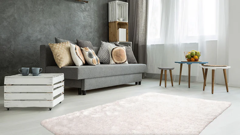 tapis planeo - Diamond 700 rose poudre 240 x 330 cm