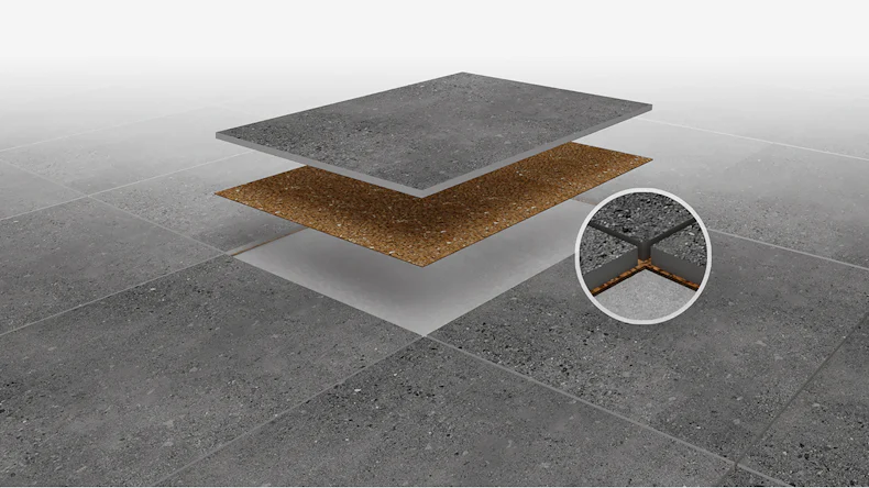 planeo DIYTile piastrelle per pavimento Urban - 60 x 60 x 12,5 cm cemento HT