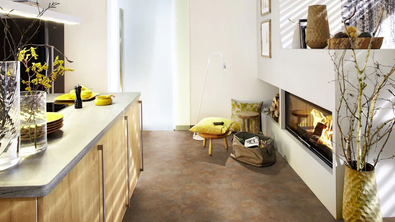 Wineo Klick-Vinyl - 800 stone XL Copper Slate (DLC00091)