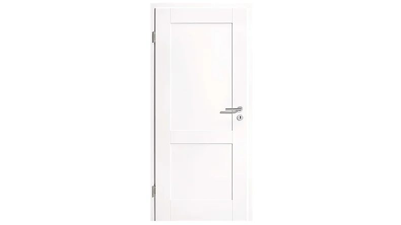 planeo Lack-Innentür Lack 2.0 - Dodo 9016 Weisslack 1985 x 985 mm DIN R - Rund MDF Band 3-t