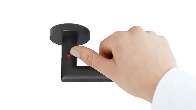 planeo Edelwerk EasyLock NEO Türgriff Mattschwarz | Ohne Schlüssellochbohrung