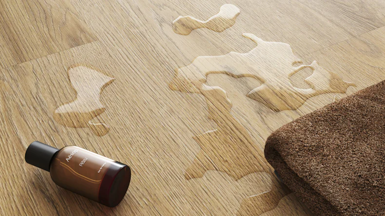 planeo Rigid Klick Vinyl - SolutionX 2in1 Eiche Hellbraun | Trittschalldämmung integr. (ECF-0008)