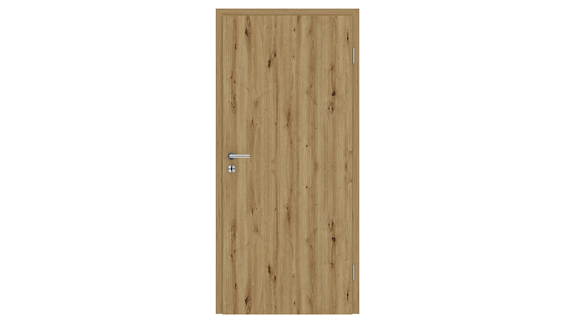 planeo CPL interior door CPL 1.0 - Tamme knot oak 2110 x 735 mm DIN R - round RSP hinge 2-t
