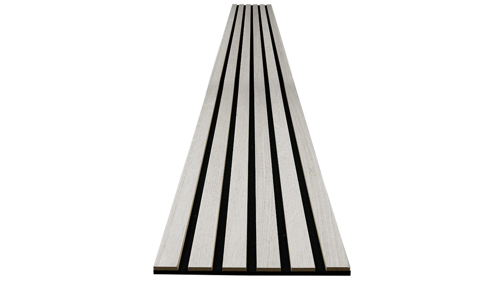 planeo acoustic panels Comfort - white oak 250 x 30 cm | 3mm felt backing