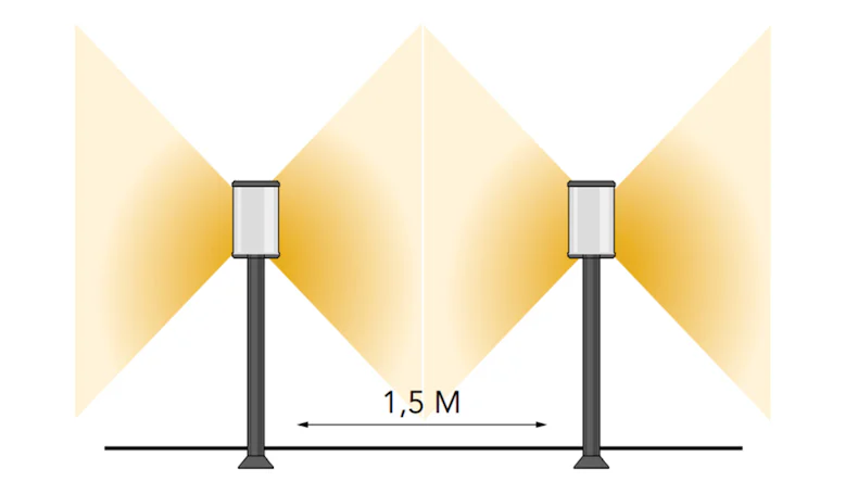 planeo Gartenbeleuchtung 12V - LED-Standleuchte Eros Lo H 550 mm - 3,5W 280 Lumen