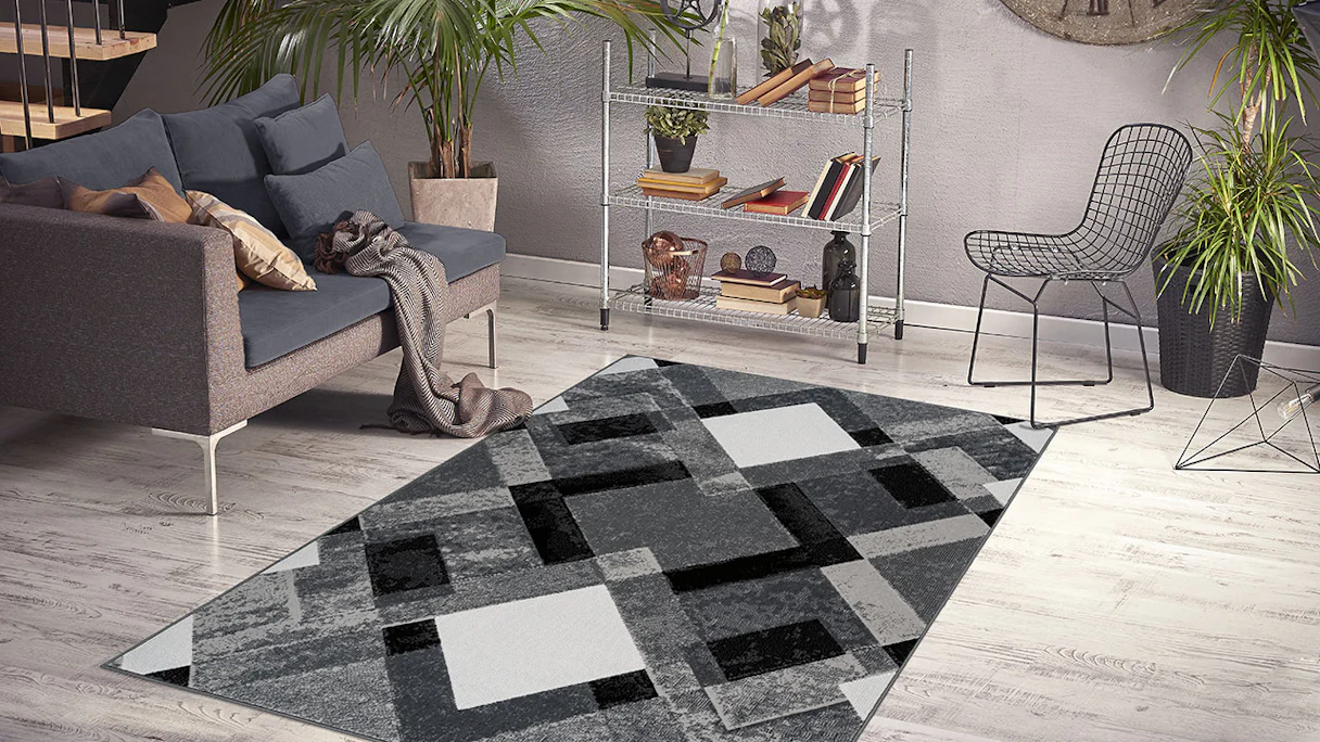 planeo carpet - Esperanto 125 grey 160 x 230 cm