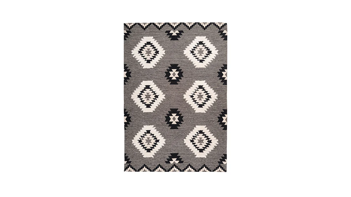 planeo carpet - ethnic 400 grey 120 x 170 cm