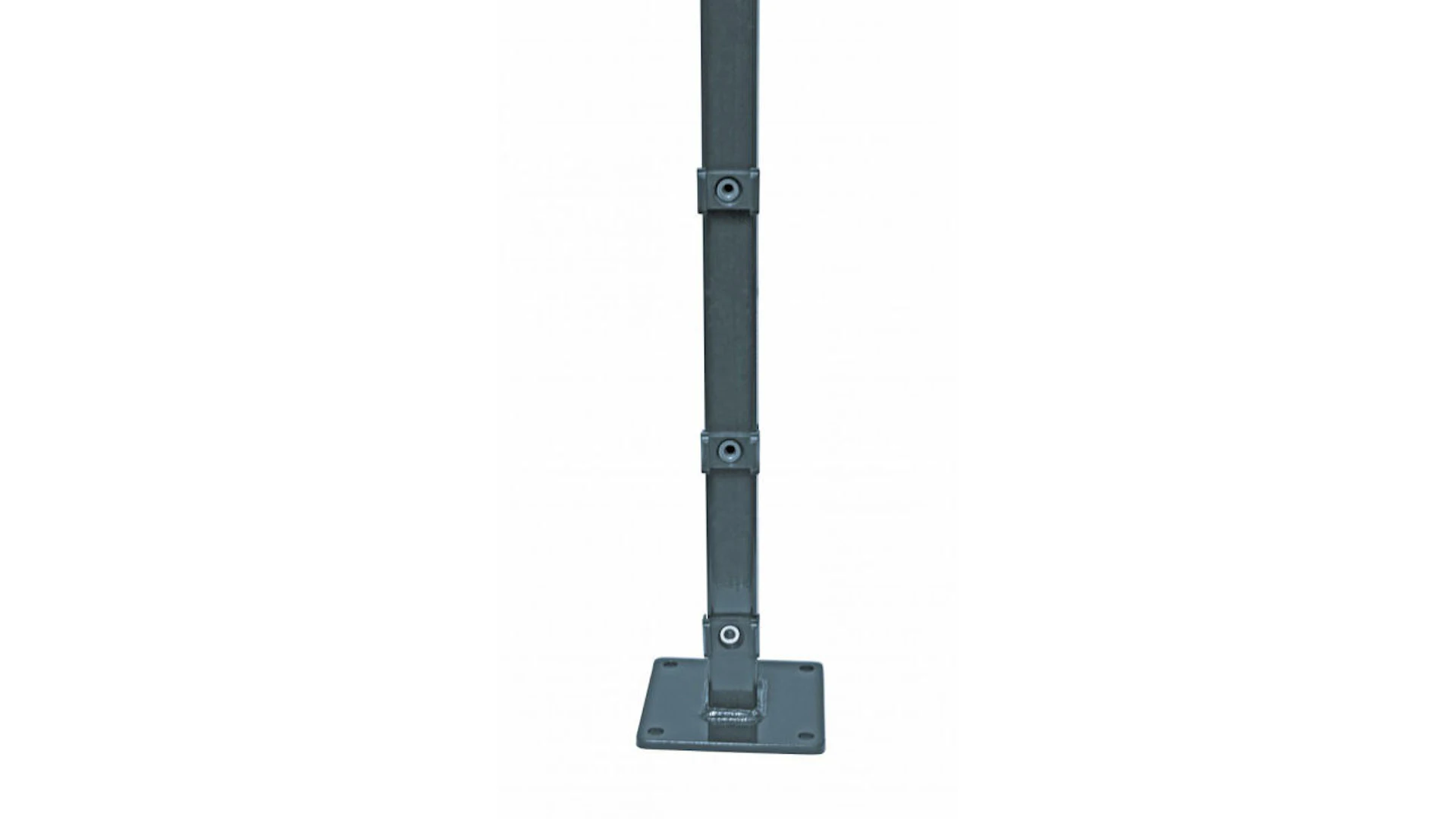 Zaunpfosten Typ FB Anthrazit für Doppelstabmattenzaun - Zaunhöhe 1430 mm