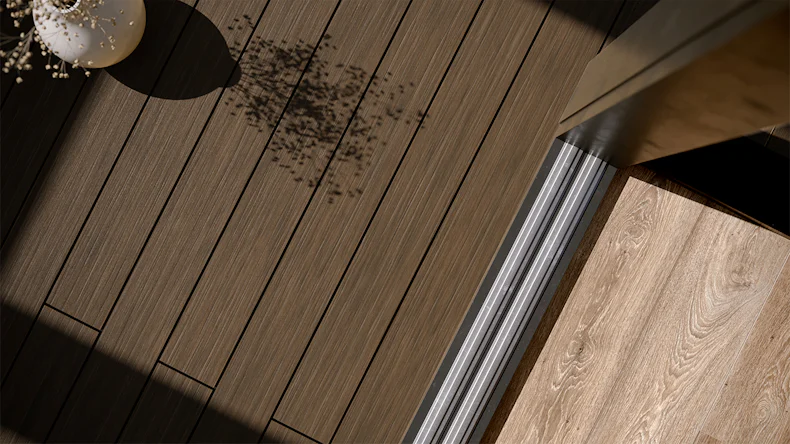 planeo AntikWood WPC-Terrasse Komplett-Set Massivdiele 3m (5.29m²) - Braun antik gealtert