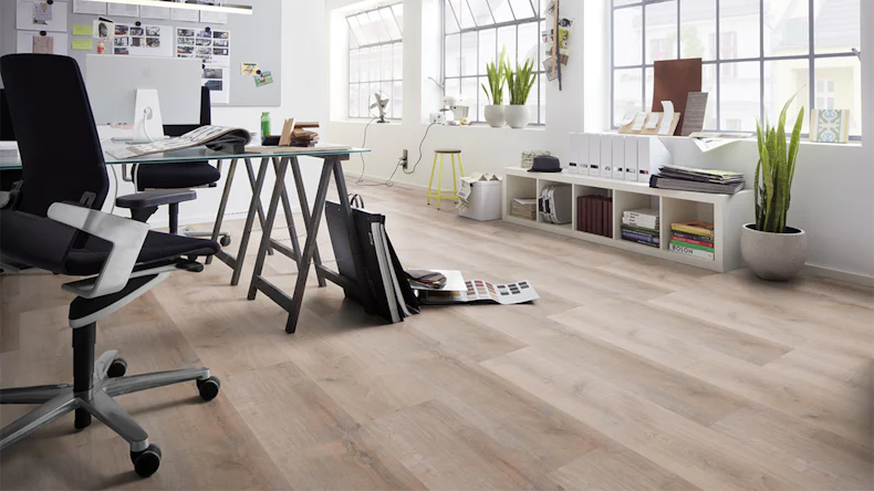 Skaben Klick Vinyl - ProfiKlick Goldene Eiche Weiß | Synchronprägung (SP-6200193)