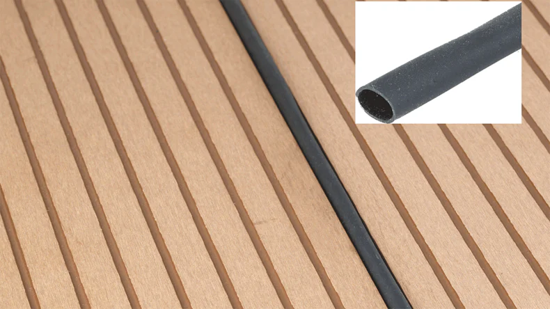 tubo sigillante per giunti planeo da 4 mm per pannelli per decking WPC - rotolo da 50 m