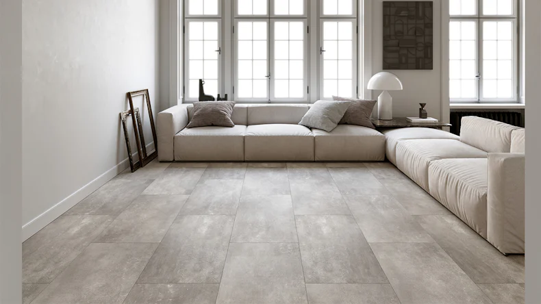 planeo Vinyle à clic rigide - Ferrovia IXPE XL carreau ultra mat | Isolation phonique intégrée (MF-3011-IXPE)