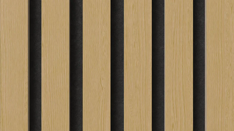 pannelli acustici planeo - rovere naturale 2480 x 600 x 21,5 mm | ignifugo