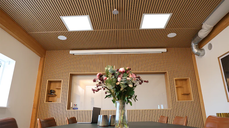 pannelli acustici planeo - rovere naturale 2480 x 600 x 21,5 mm | ignifugo