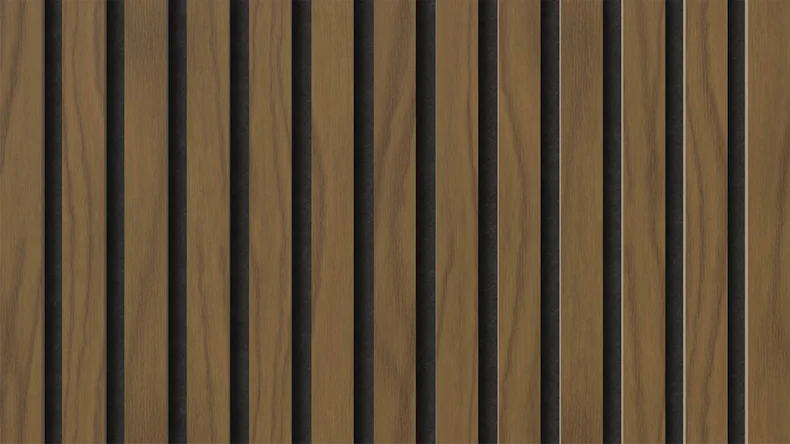 pannelli acustici planeo - noce 2480 x 600 x 21,5 mm | ignifugo