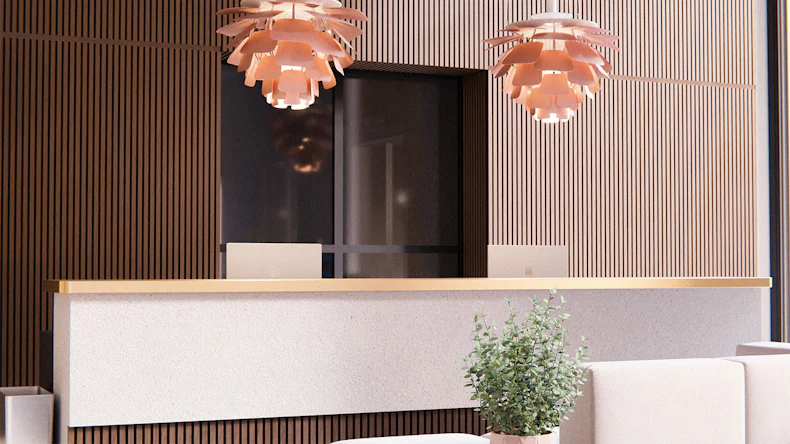 pannelli acustici planeo - noce 2480 x 600 x 21,5 mm | ignifugo