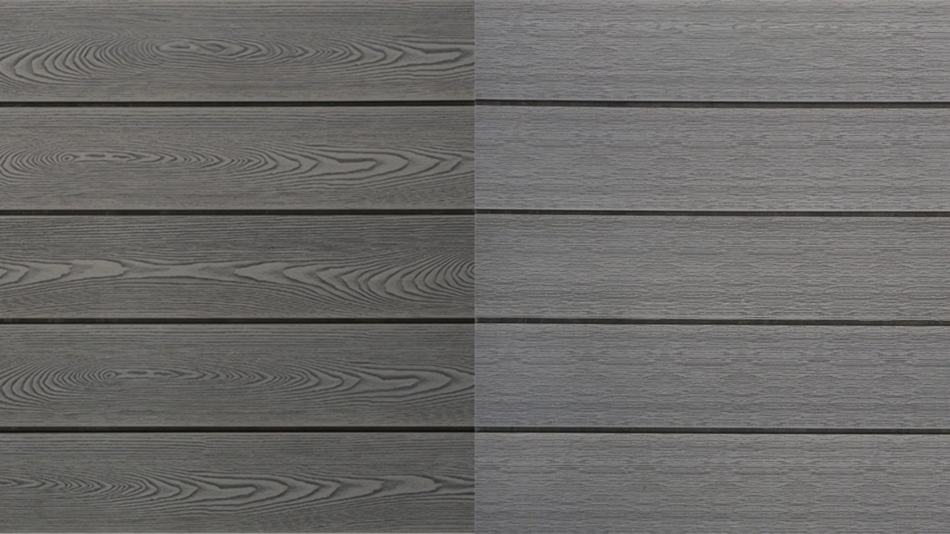 planeo WPC decking board solid PRIME light grey - structured/brushed