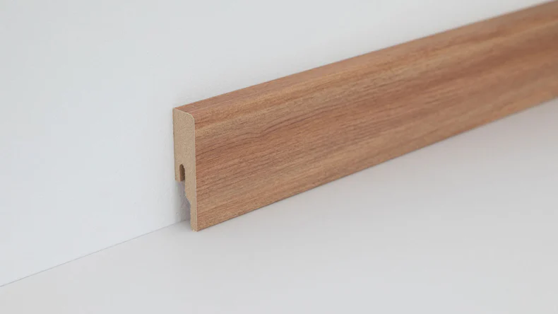 Battiscopa Wineo Miele Caldo Acero 16 x 60 x 2380 mm