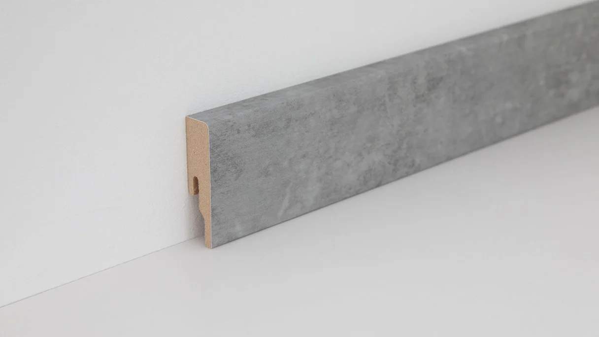 Wineo Skirting Board Courage Stone Grey 16 x 60 x 2380 mm