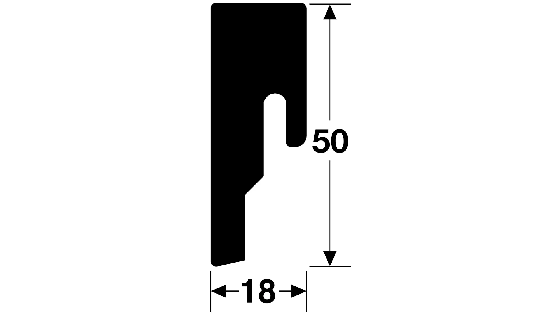MEISTER Sockelleisten Fußleisten Terrazzo dunkel 6858 - 2380 x 50 x 18 mm (200015-2380-06858)