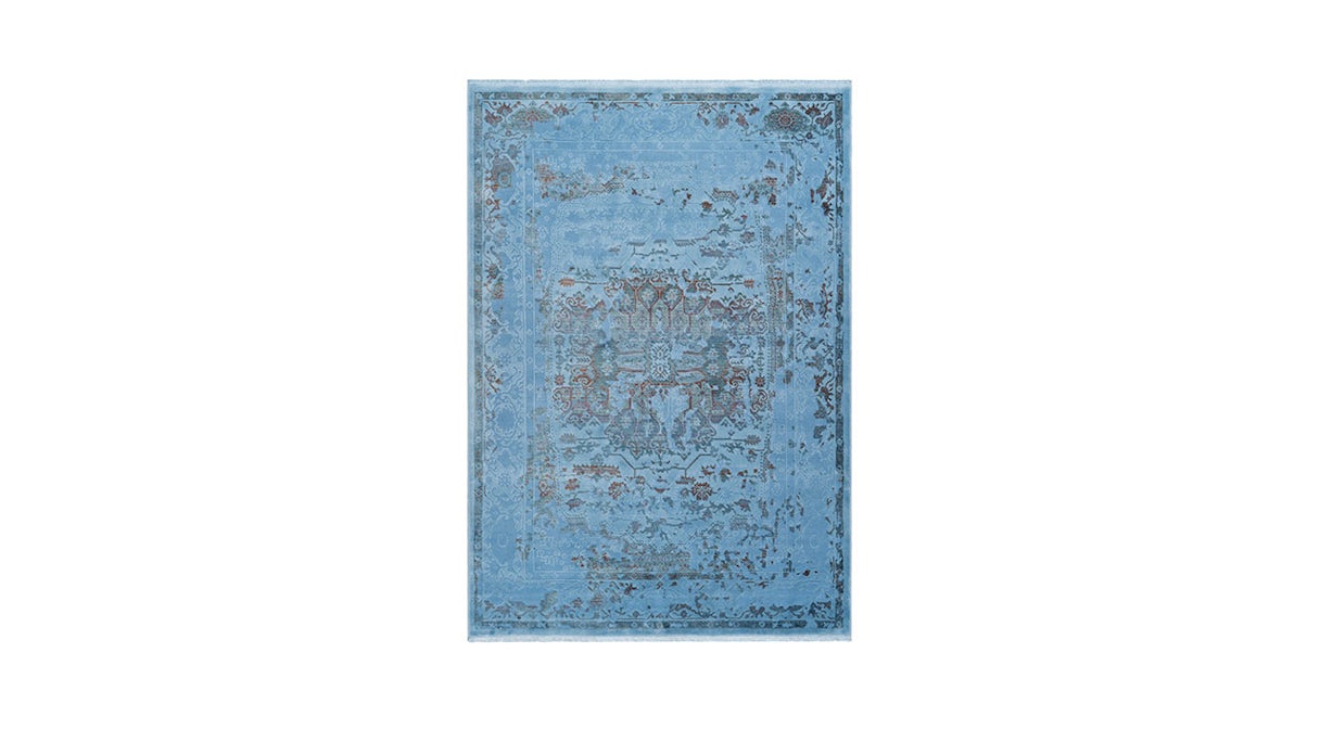 planeo Teppich - Galapagos - Pinta Blau 140 x 190 cm
