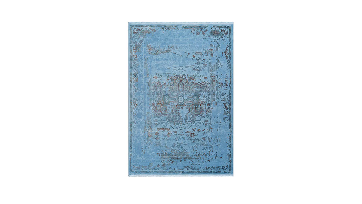 planeo Teppich - Galapagos - Pinta Blau 160 x 230 cm