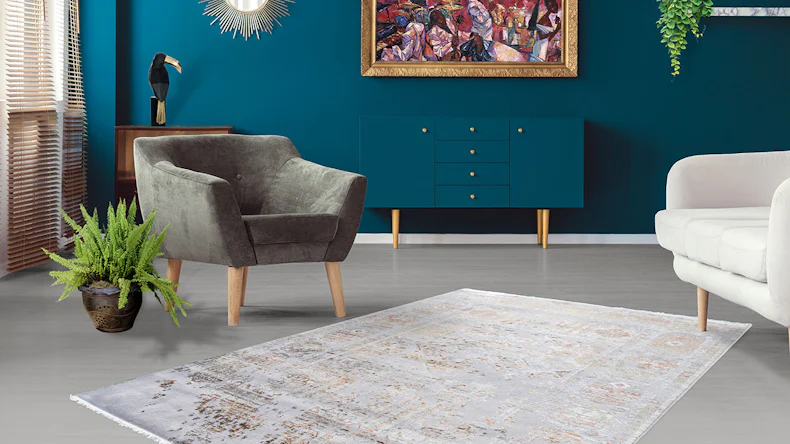 planeo Teppich - Galapagos - Tortuga Silber