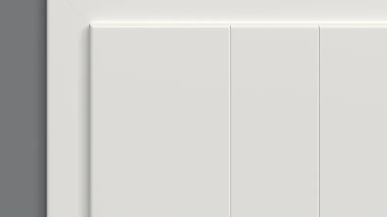 planeo Porte intérieure laquée Laque 2.0 - Ibo 9010 Laque blanche 1985 x 985 mm DIN R - Rond RSP Paumelle 2-t