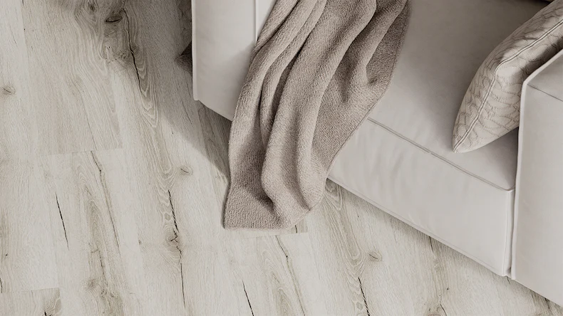 planeo Rigid Klick Vinyl - HOMEtec Basic 30 IXPE Grey Oak | Trittschalldämmung integr. (RP-E30-6)