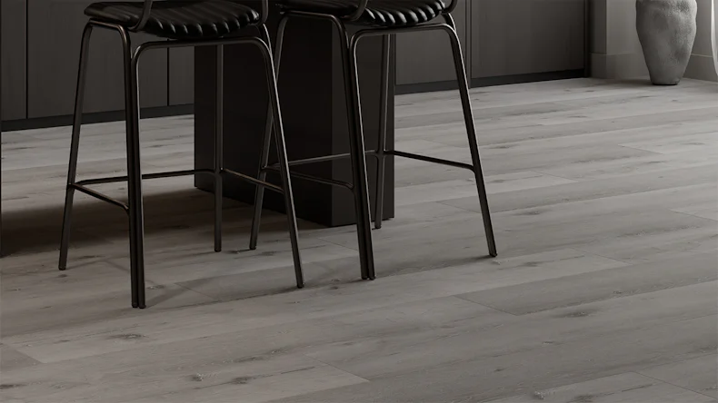 planeo Vinyle à clipser WPC - PUREtec MAX 50 EIR Grey Oak | Isolation phonique intégrée (RP-A50-4)