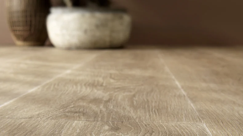Gerflor Klebevinyl - Creation 40 Lounge Oak Chestnut | Synchronprägung