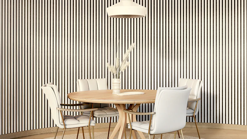 pannelli acustici planeo Pro - rovere bianco - 250 x 60 cm
