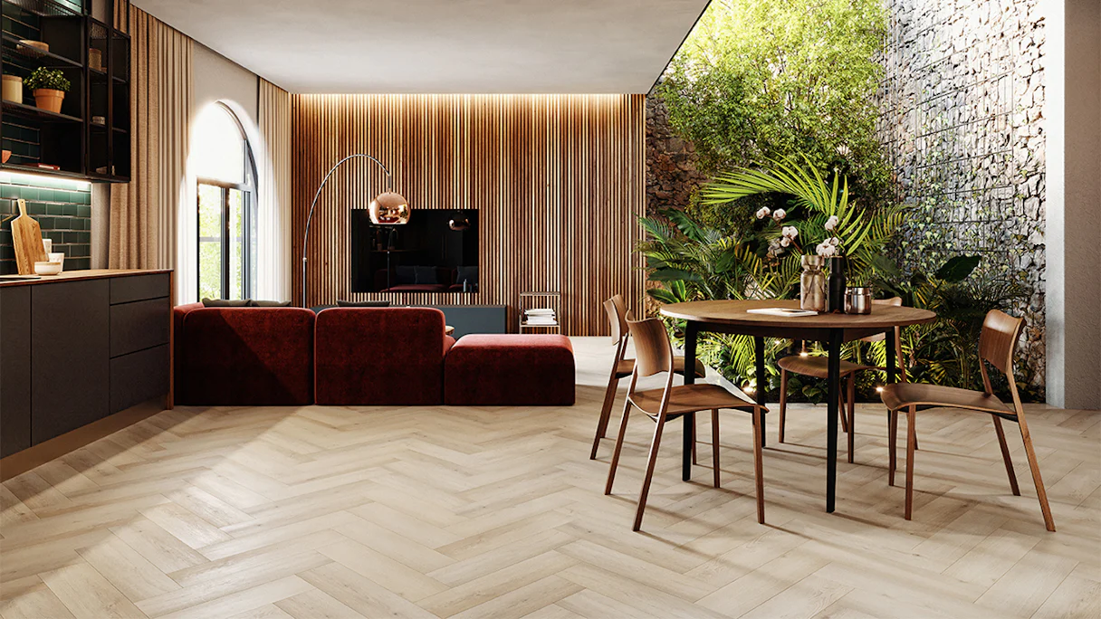 planeo Vinile ad incastro - Object Herringbone Quercia Press# (EFH-167)