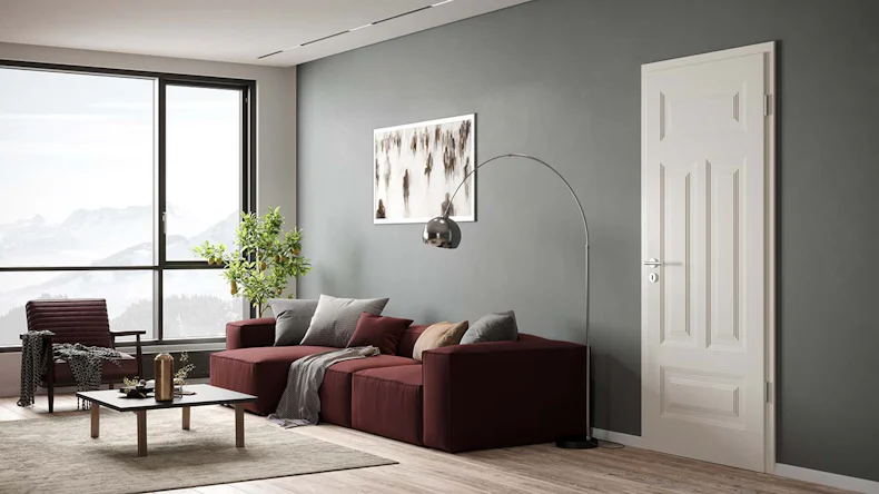 planeo Lack-Innentür Lack 2.0 - Herwin 9010 Weisslack