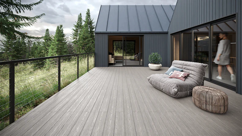 Komplett-Set TITANWOOD Massiv hell-grau Antik gealtert