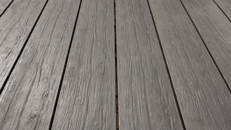 planeo TitanWood - Massivdiele hell-grau antik gealtert/gebürstet