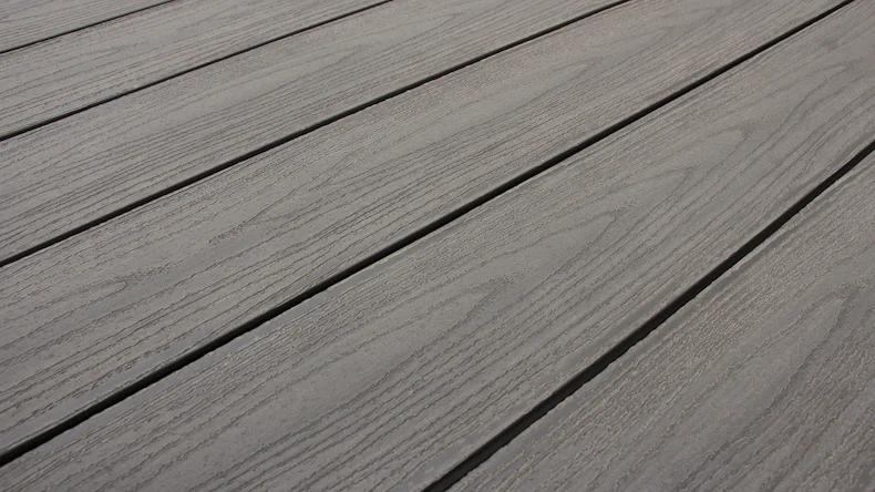 planeo TitanWood - Massivdiele 4m hell-grau antik gealtert/gebürstet