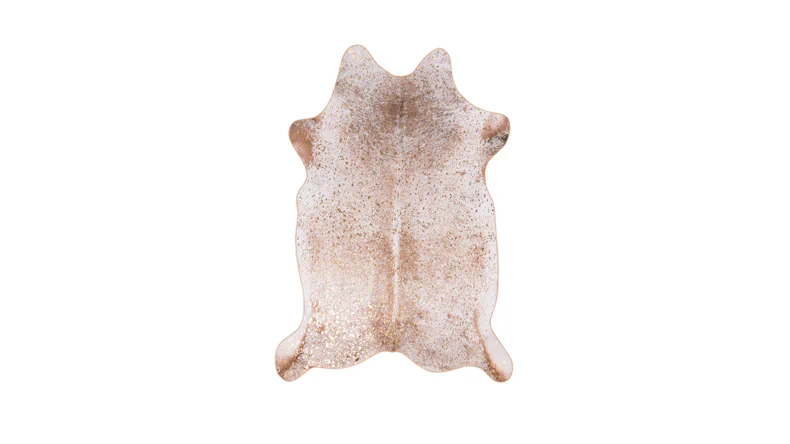 tapis planeo - Ouest 125 or / brun clair 160 x 220 cm