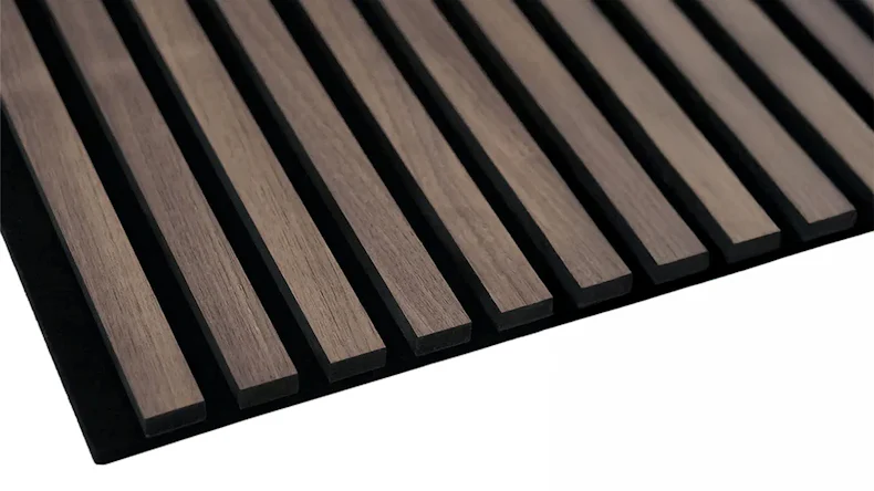 planeo Akustikpaneele - Wood Dunkelbraun/Schwarz