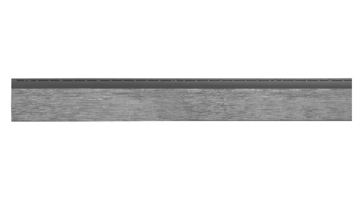 Zierer Fassadenpaneel Holzoptik - 1778 x 198 mm steingrau aus GFK