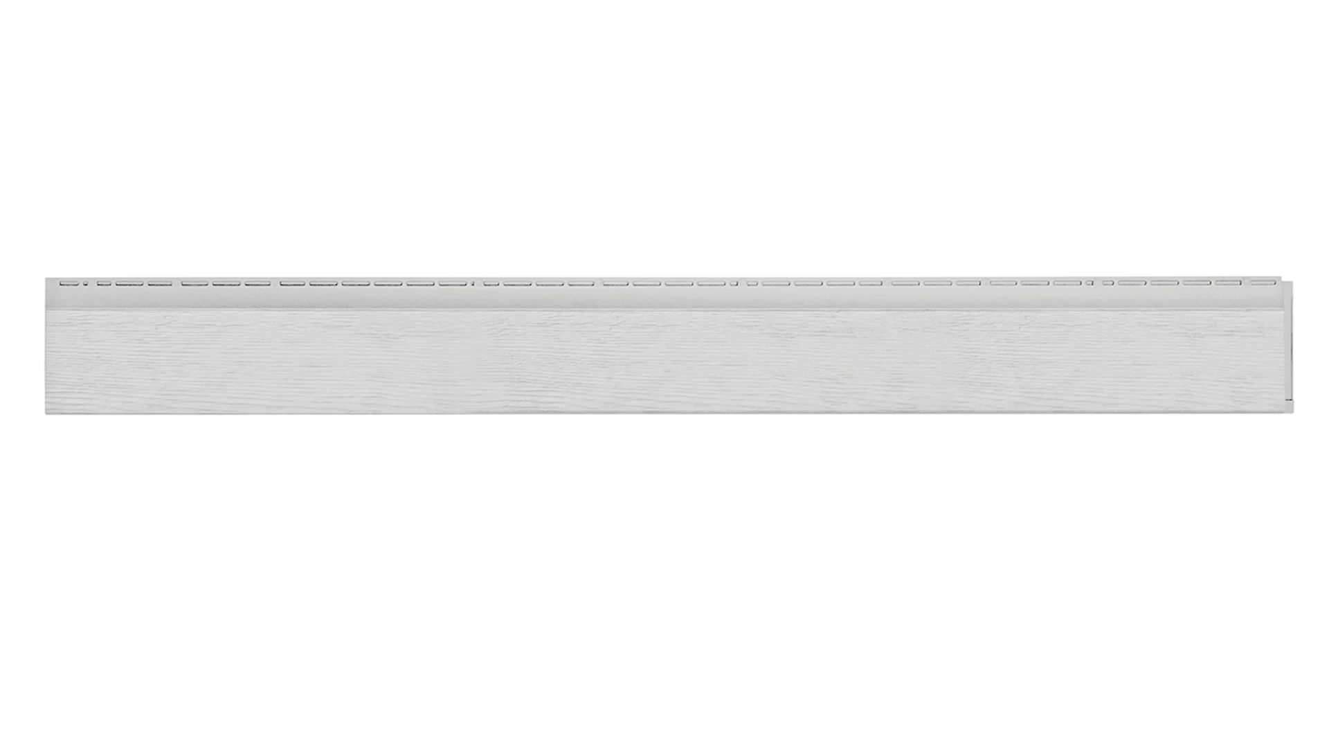 Zierer Fassadenpaneel Holzoptik - 1778 x 198 mm weiß aus GFK