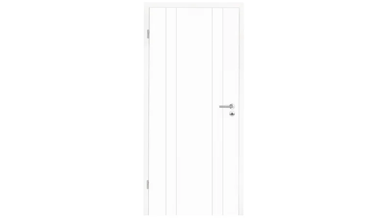 porta interna planeo laccata 2.0 - Ibo 9010 laccata bianca 2110 x 610 mm DIN L - cerniera rotonda RSP 2-t