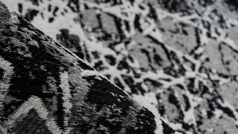 planeo Teppich - Iglesia 100 Grau 80 x 150 cm