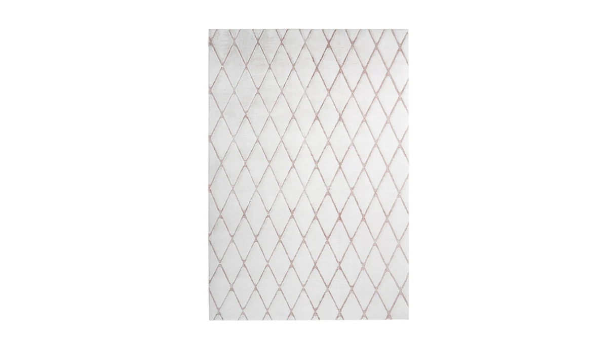 tappeto planeo - Vivica 225 bianco / rosato 80 x 250 cm