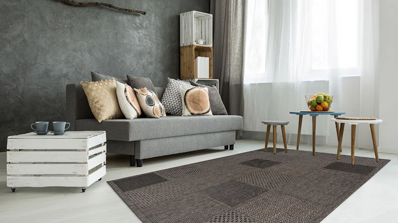 tapis planeo - Indonésie - Sulawesi taupe