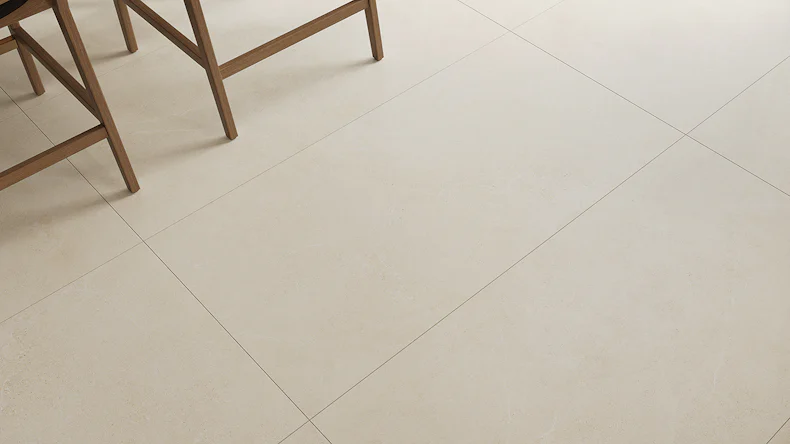 planeo Rigid Klick Vinyl - Jura White XXL Fliese | Trittschalldämmung integr. (DF-KF-894-030)