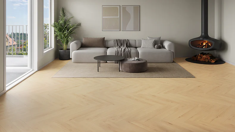 planeo Rigid Klick Vinyl - Signature HB Lirion | Trittschalldämmung integr. (NF-HBK-7)